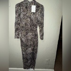& Other stories Elegant Animal Print Dress!